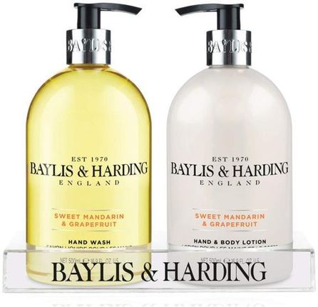 Baylis & Harding Zestaw Do Pielęgnacji Ciała Sweet Mandarin & Grapefruit Balsam 500Ml + Mydło 500Ml