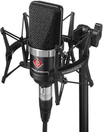Neumann Tlm 102 Mt Studio-Set - Mikrofon Pojemnościowy Wielkomembranowy Z Uchwytem P.Wstrząsowym, Czarny