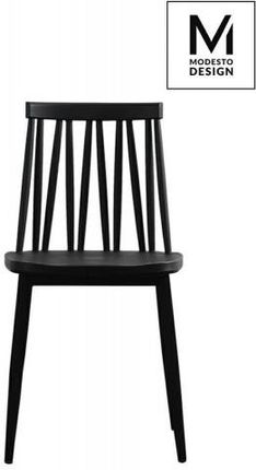 Modesto Design Krzesło Trak Czarne Polipropylen Metal 8608 Black