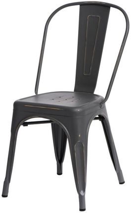 D2 Designerskie Krzesło Kawiarniane Z Metalu Paris Antique Mat