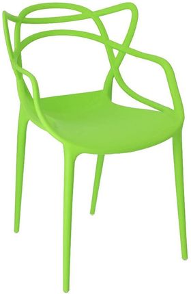 Elior Minimalistyczne Krzesło Wilmi Zielone