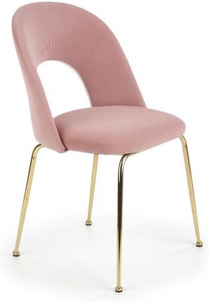 Abra Halmar K385 Krzesło Jasny Różowy Złoty 2P=4Szt 