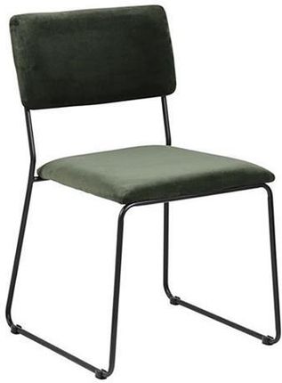 Elior Welwetowe Krzesło Nadio Zielone