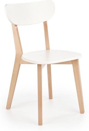 Halmar Buggi Krzesło Naturalny Biały