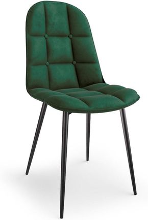 Halmar K417 Krzesło Ciemny Zielony Velvet