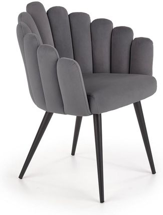 Halmar K410 Krzesło Popielaty Velvet