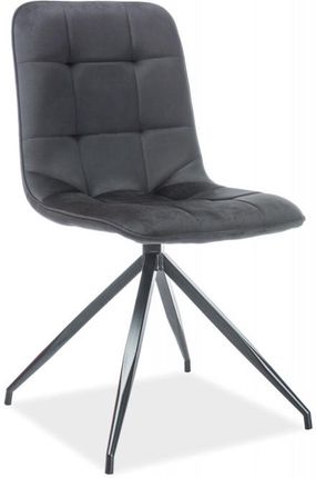 ✂️ złap dodatkowy rabat Krzesło TEXO VELVET różne kolory, Kolorystyka produktu: Czarny tap. bluvel 19