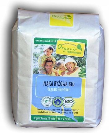 Organic Mąka ryżowa pełnoziarnista ekologiczny 400 g