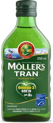 Moller's Tran norweski naturalny 250 ml