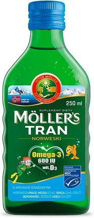 Moller's Tran norweski owocowy 250 ml