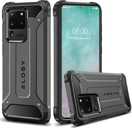Alogy Etui na telefon Hard Armor do Huawei P Smart 2019 / Honor 10 lite srebrne