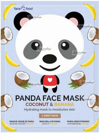 7Th Heaven Panda Face Mask Nawilżająca Maseczka Do Twarzy W Płacie Kokos & Banan