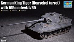 Zdjęcie Trumpeter Plastikowy model do skejania King Tiger w/ 105mm kWh (Henschel Turret) - Rybnik