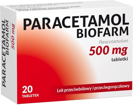 Biofarm  Paracetamol 500 mg 20 tabl