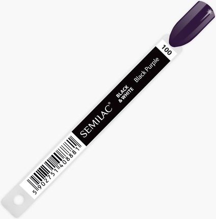 Semilac 100 Wzornik Black Purple