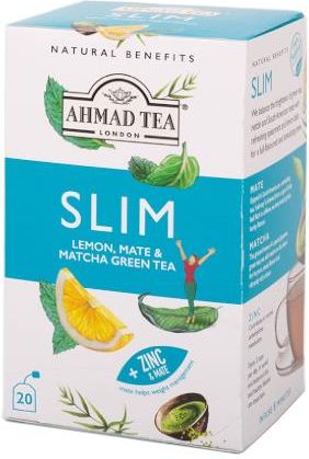 Ahmad Slim Lemon Mate & Matcha Green Tea 20 torebek