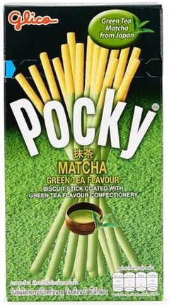 Słodkie paluszki Pocky zielona herbata Matcha 39g