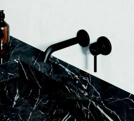 Bateria Kludi Bozz Czarny Mat 382443976 - Baterie Umywalkowe