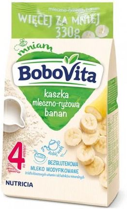BoboVita Kaszka mleczno ryżowa banan 330g