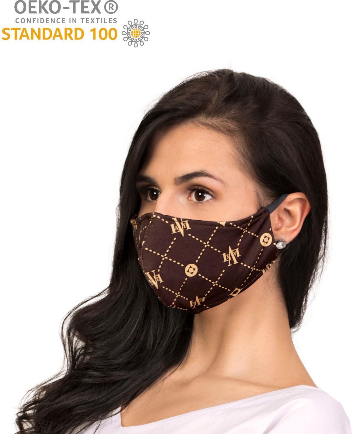 Damska Maska Ochronna Wielorazowa Bawełniana Z ...