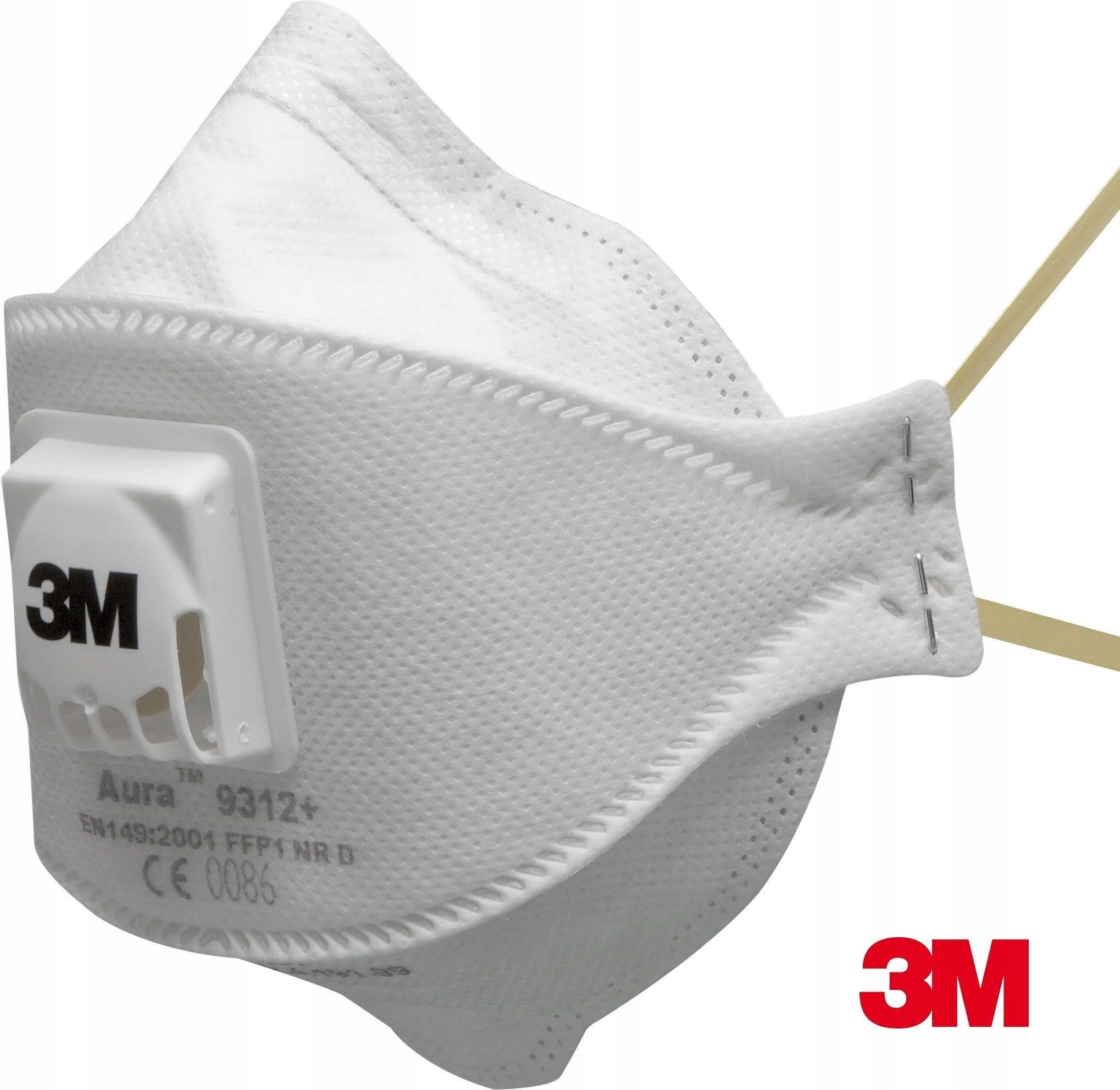 Maseczka Z Filtrem 3M Maska Aura 9312+ Ochrona - Ceny i ...