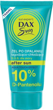 Dax Sun TRAVEL Żel chłodząco-łagodzący po opalaniu 10% D-PANTENOL, SOS dla skóry 50ml