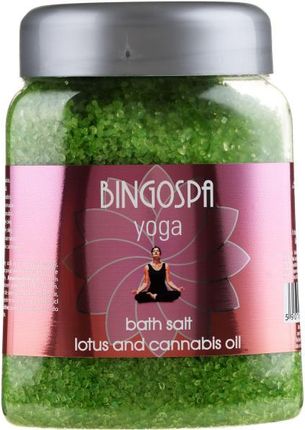 BINGOSPA Sól Do Kąpieli Lotus And Cannabis Oil Bath Salt 850 g