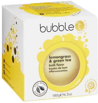 Bubble T Kule Do Kąpieli Zielona Herbata I Trawa Cytrynowa Bath Fizzer Lemongrass Green Tea 180 g