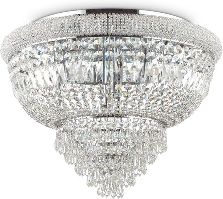 Ideal Lux Lampa Sufitowa Kryształowa Dubai Pl24 Cromo