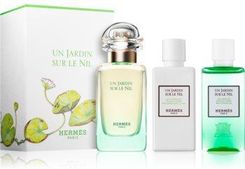 Hermes Un Jardin Sur Le Nil Zestaw Upominkowy woda toaletowa 50 ml + nawilżające mleczko do ciała 40 ml + żel pod prysznic 40 ml