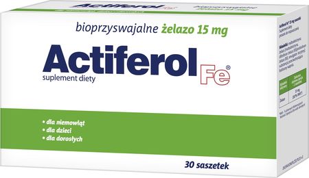 Actiferol Fe 15 mg 30 saszetek