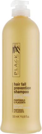 Black Professional Line Szampon Przeciw Wypadaniu Włosów Z Pantenolem I Placentą 500 ml