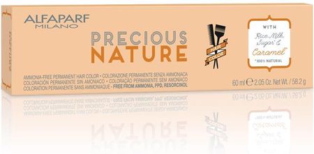 Alfaparf Precious Nature Hair  Koloryzacja Bez Amoniaku  7.35 Średni Złocisty Mahoniowy Blond 60ml