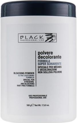 black professional line Proszek Do Rozjaśniania Włosów Niebieski Bleaching Powder Blue 500g