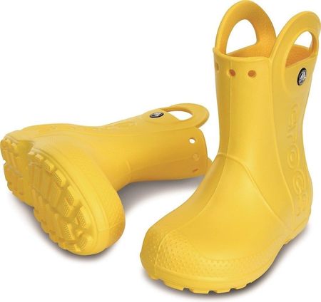 Crocs Kids' Handle It Rain Boot Yellow 28-29