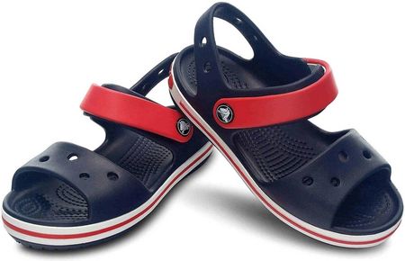 Crocs Kids' Crocband Sandal Navy/Red 30-31