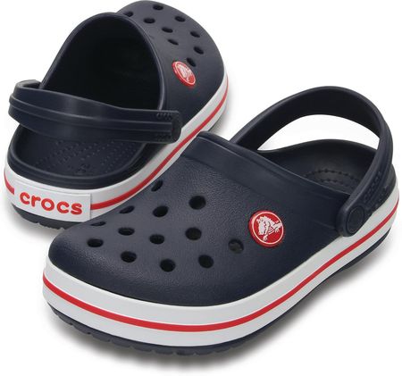 Crocs Kids' Crocband Clog Navy/Red 20-21