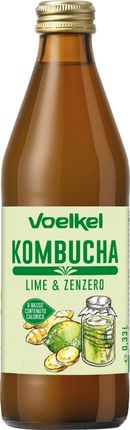 Voelkel Kombucha limonka-imbir BIO 330ml