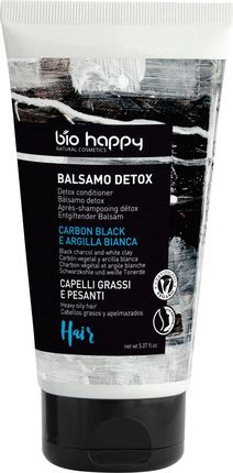 Bio Happy Carbon Black & White Clay Hair Conditioner 150 ml