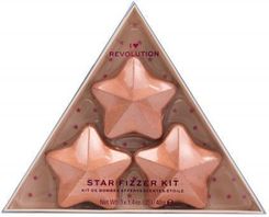 Zdjęcie Makeup Revolution London I Heart Revolution Star Fizzer Zestaw Bomba Do Kąpieli W Kształcie Gwiazdy 3 X 40 G  Coconut - Bieruń