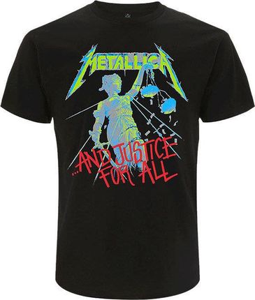 Metallica Unisex Tee And Justice For All Original (Back Print) S