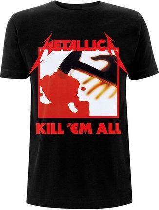 Metallica Unisex Tee Kill 'Em All Tracks (Back Print) S