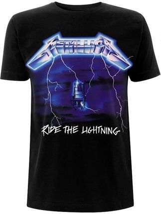 Metallica Unisex Tee Ride The Lightning Tracks (Back Print) M