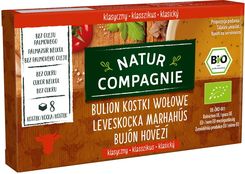 Zdjęcie NATUR COMPAGNIE BULION KOSTKI WOŁOWE BEZ DODATKU CUKRÓW BIO 96g - Legnica