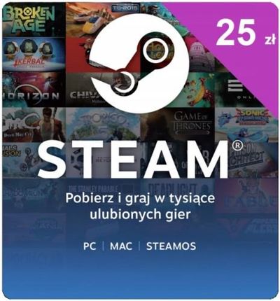 Steam Gift Card 25 PLN