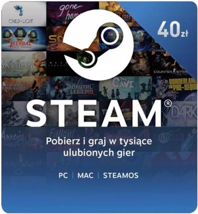 Steam Gift Card 40 PLN