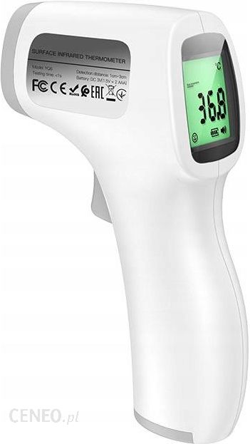  Borofone Hoco infrared thermometer na podczerwień (biały)