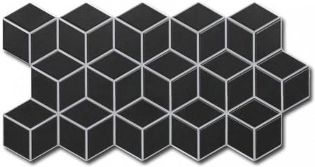 Realonda Rhombus Black 26,5X51 Gres