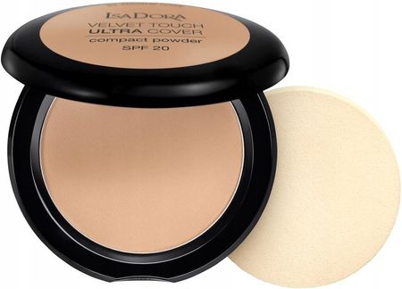 IsaDora Velvet Touch Ultra Cover SPF20 Compact Powder 65 Neutral Beige 7,5g