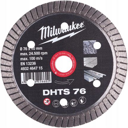 Milwaukee Tarcza Tnąca DHTS 76mm (4932464715)
